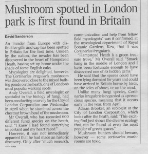 Times Article-Cortinarius irregularis-05:06:2014  1